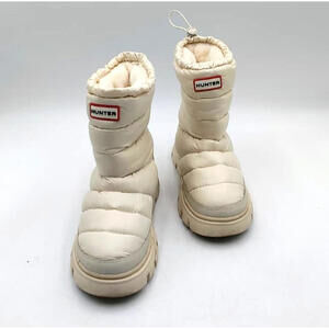 Maribel Ivory Water Proof Puffer Mid-Calf Boots Size 7 Women